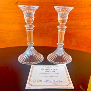 2- New in Box vintage LENOX COLLECTIONS
The Lenox Crystal Candlestick